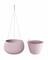 Blumentopf mit Einsatz und Stahl. mit SPLOFY BOWL WS anthrazit 23,9 cm