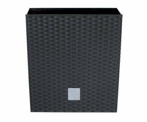 Blumentopf RATO LOW + anthrazit Einlage 26,2 cm