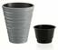 Blumentopf SAND + Einlage grauer Stein 38,8 cm