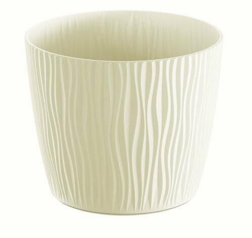 Blumentopf SANDY creme 18,8 cm