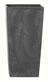 Blumentopf URBI SQUARE EFFECT + Einsatz anthrazit 14 cm