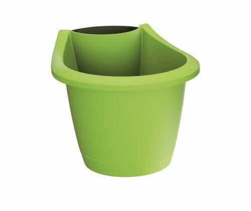 Dachrinnen-Blumentopf RESPANA BELT lime 21,7 cm