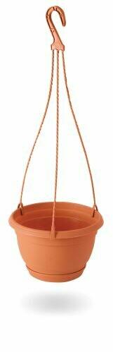 Hängender Blumentopf AGRO terracotta 21cm + HAKEN