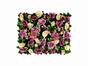 Künstliche Blumentafel Rose und Hortensie - 40x60 cm