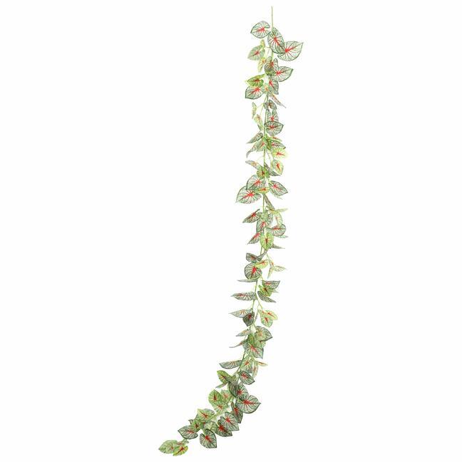Künstliche Girlande Calladium bunt 190 cm