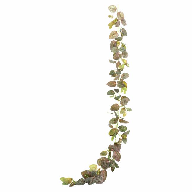 Künstliche Girlande Fitónia grün-rot 190 cm