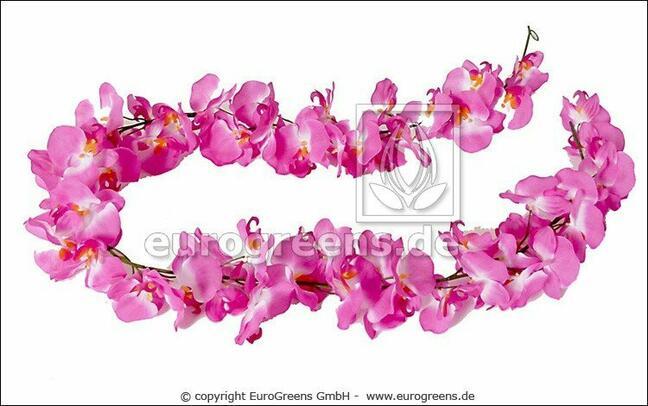 Künstliche Girlande Pink Orchid 200 cm