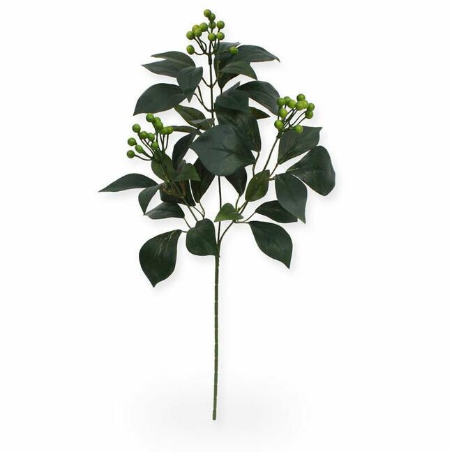Künstlicher Zweig Base grün 55 cm