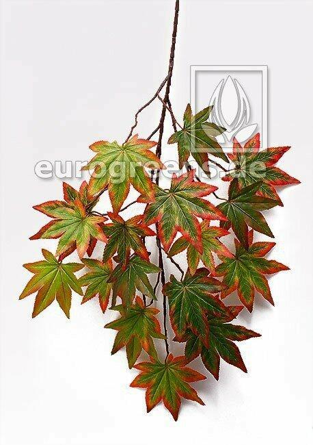 Künstlicher Zweig Herbstahorn grün 80 cm