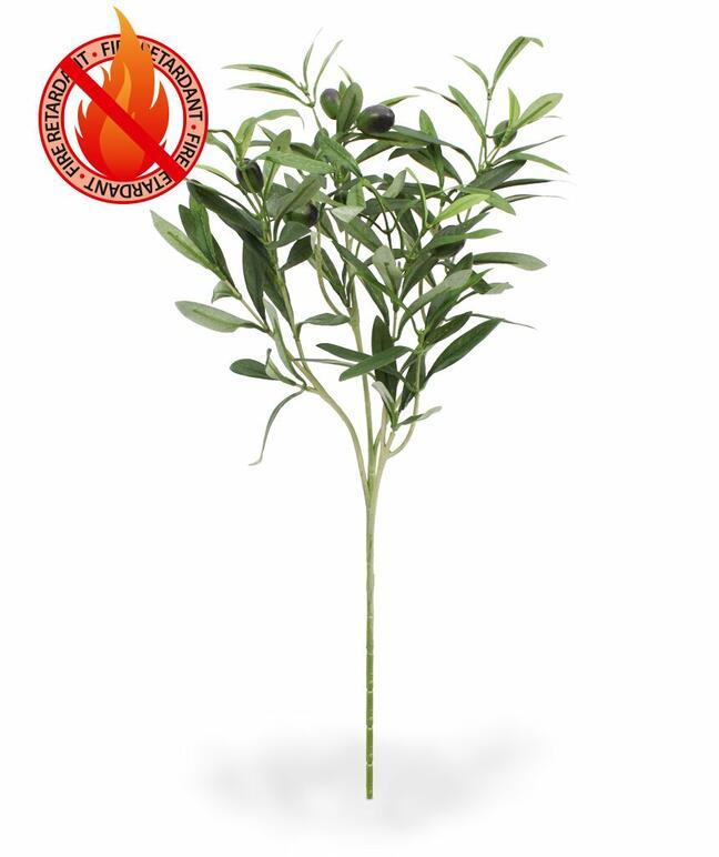 Künstlicher Zweig Olivenbaum mit Oliven 54 cm