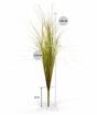 Künstliches grün-braunes Rillengrasbündel 80 cm