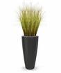 Künstliches grün-braunes Rillengrasbündel 80 cm