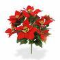 Kunstpflanze Christrose rot 40 cm