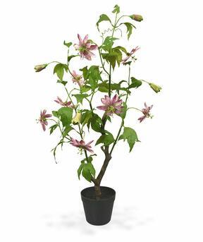 Kunstpflanze Passionsfrucht rosa 90 cm