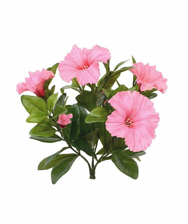 Kunstpflanze Petunie rosa 25 cm