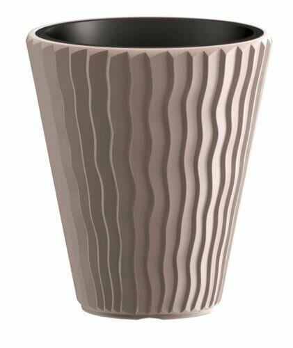 SANDY Blumentopf + Mokkaeinsatz 39 cm